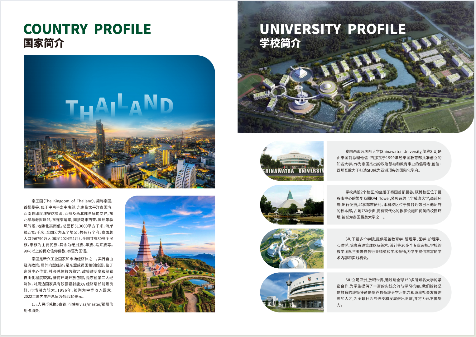 招生简章 2025年泰国西那瓦国际大学2+2本科项目